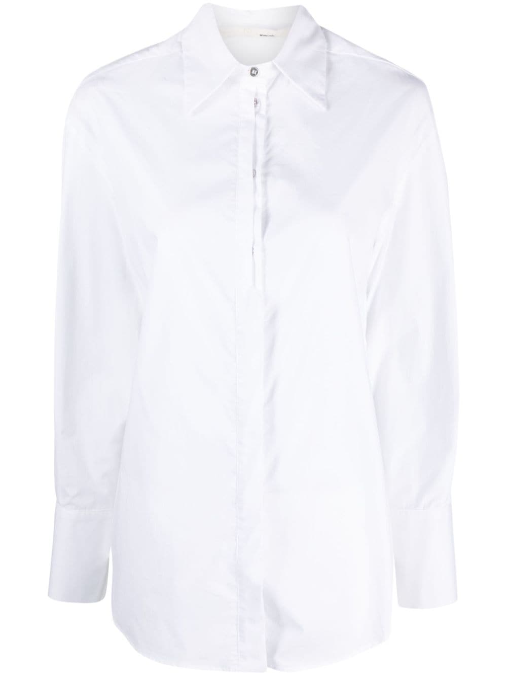 Tela Long-sleeve Cotton Shirt In White