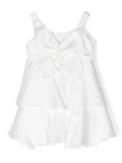 Lapin House robe évasée à détail de nœud