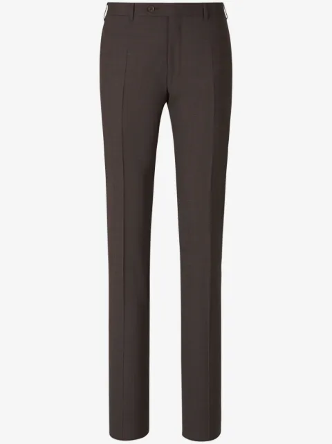 Canali creased tailored trousers