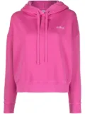 MC2 Saint Barth logog-embroidered cotton hoodie - Pink