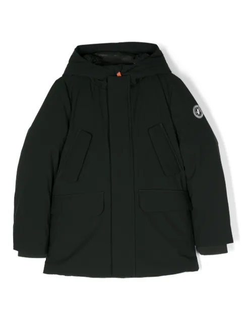 Save The Duck Kids Theo logo-appliqué padded jacket