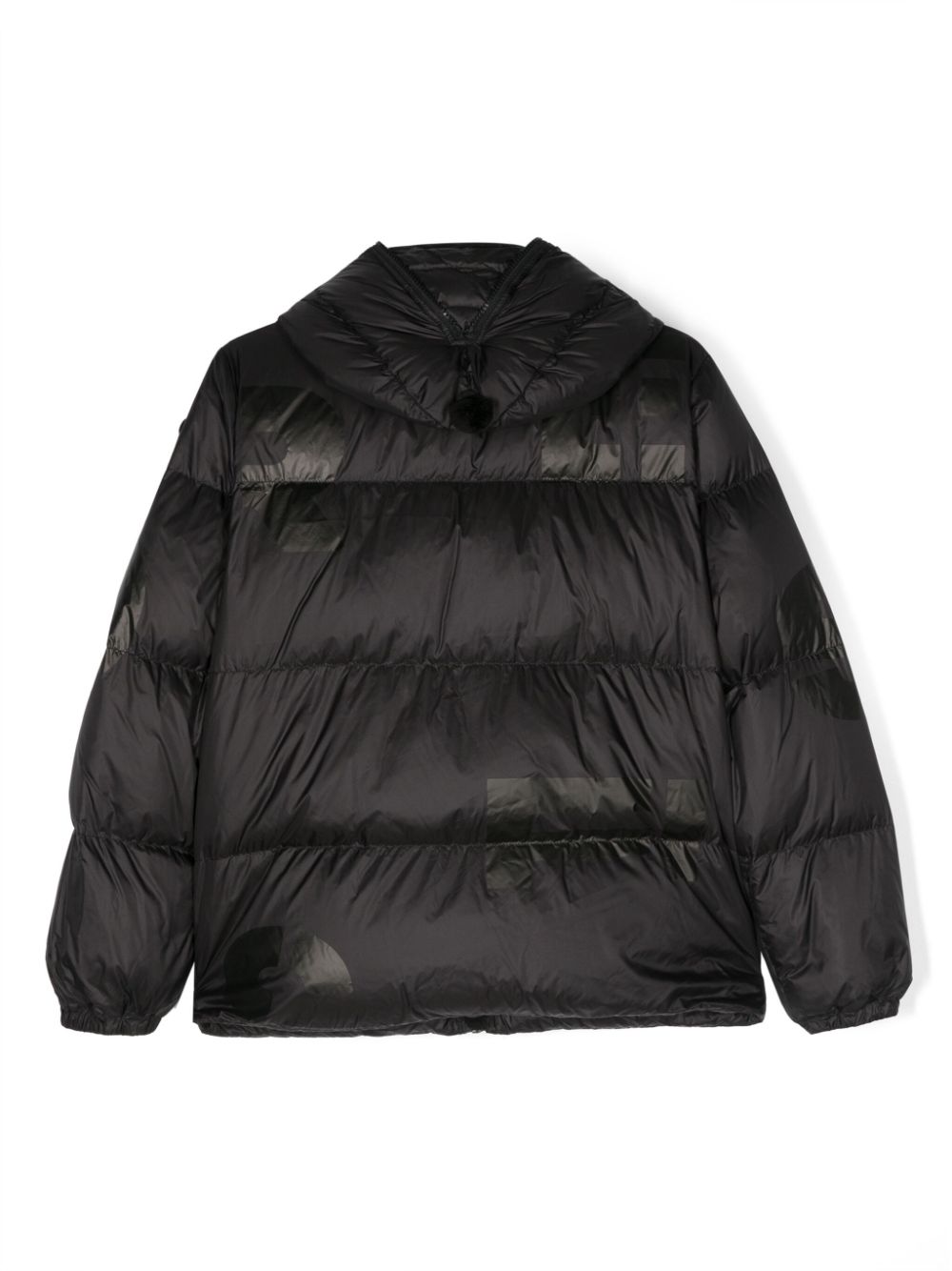 AI Riders on the Storm Young hooded padded jacket - Zwart