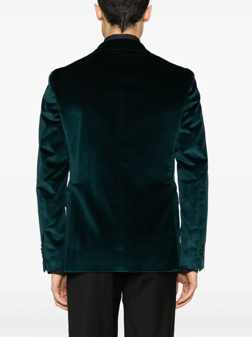 Tagliatore Fluwelen blazer Groen