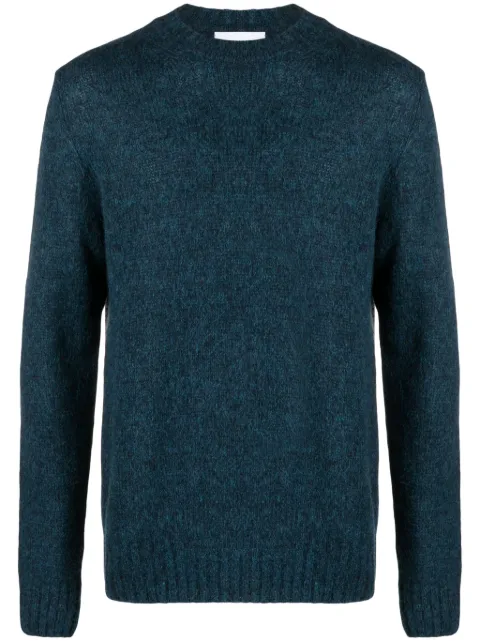 Lardini fisherman's-knit mélange jumper