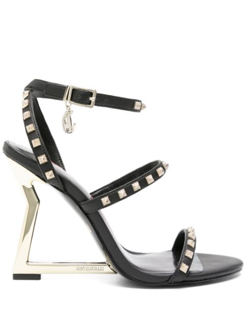 Just Cavalli 110mm studded leather sandals