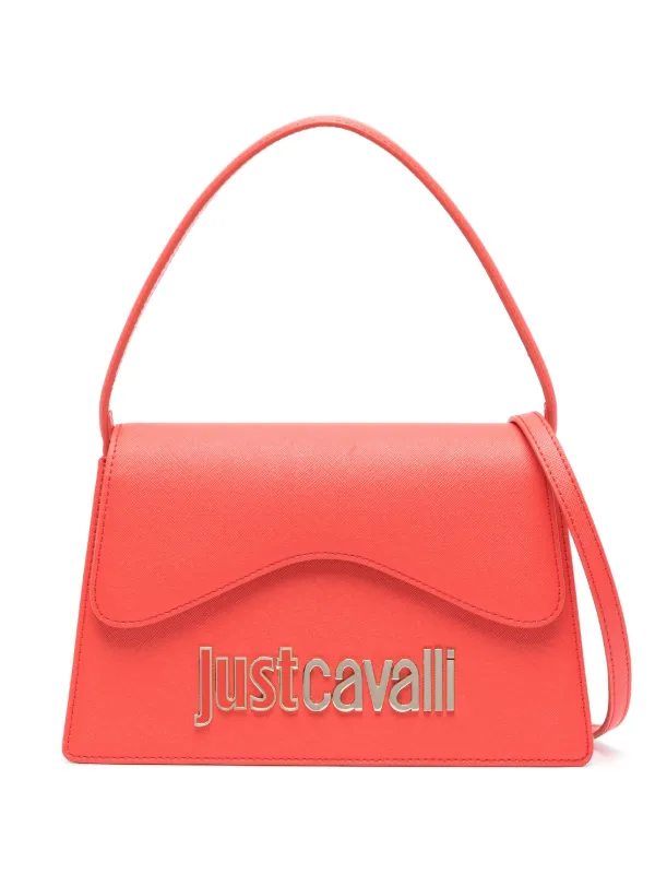 Just Cavalli Range logo-plaque Textured Tote Bag - Farfetch