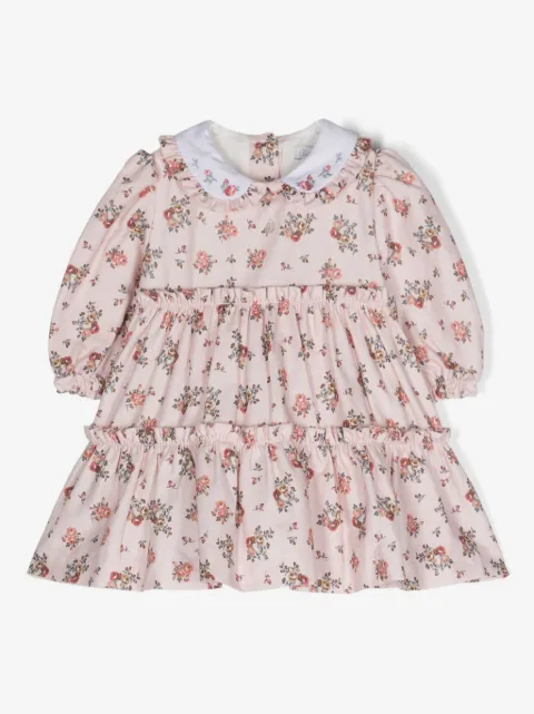 Patachou floral-print cotton dress