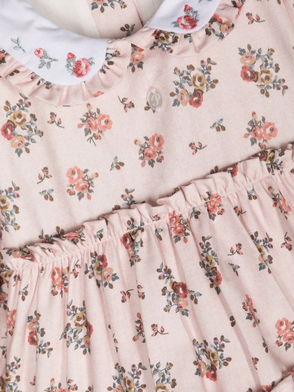 Patachou Katoenen jurk met bloemenprint Roze