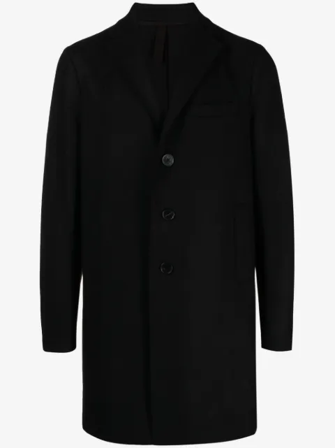 Harris Wharf London single-breasted notched-lapels coat
