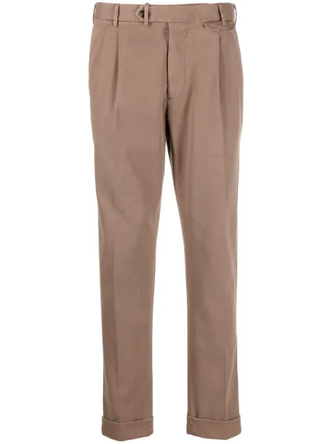 Dell'oglio cotton-blend tapered trousers