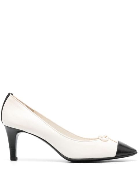 CHANEL Pre-Owned 1990s contrasting toe pumps