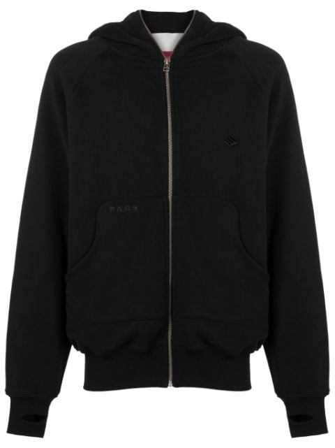 PACE X-PHORA zip-up cotton hoodie