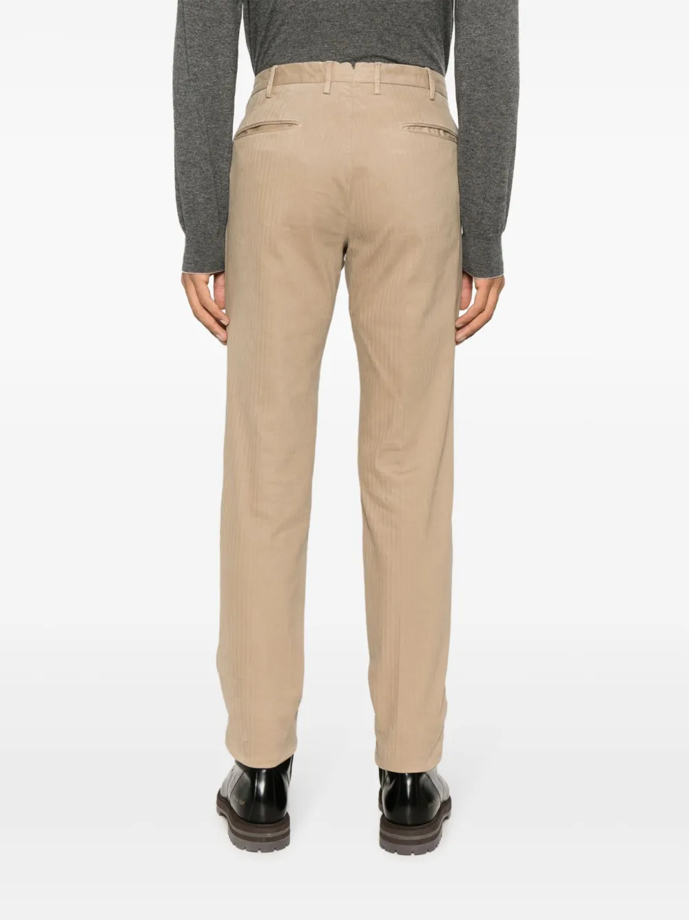 Incotex Pantalon van stretch-katoen Beige