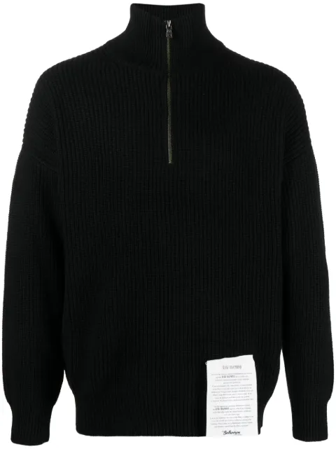 Ballantyne pull en cachemire à col zippé