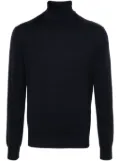 Dell'oglio roll-neck wool blend jumper - Blue