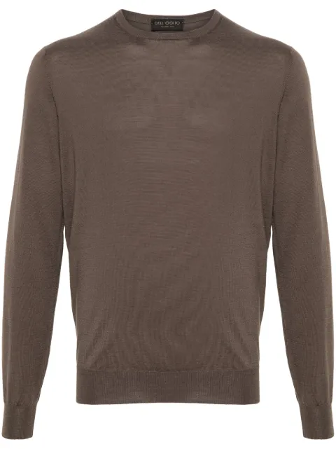 Dell'oglio crew-neck rib-trim jumper