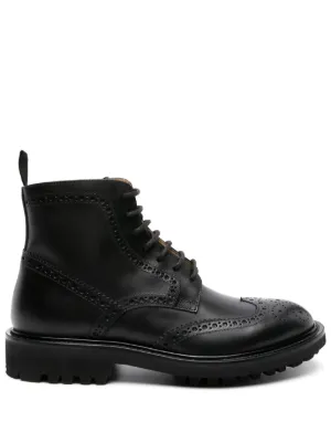 Bally レースアップ レザーブーツ | ブラック | FARFETCH JP