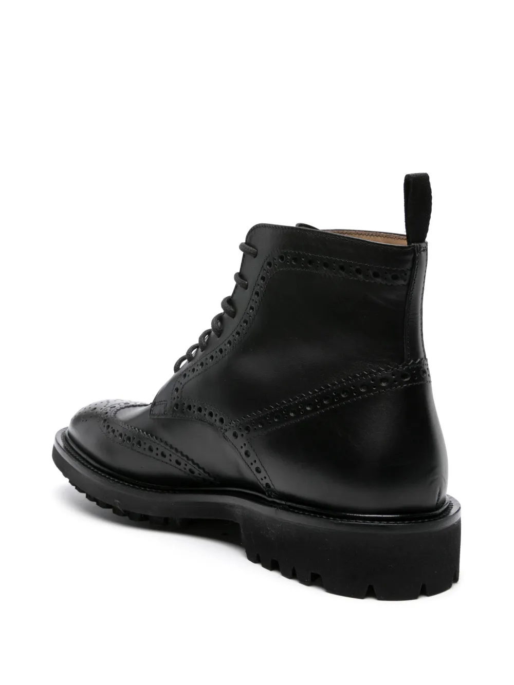 Shop Scarosso Thomas Leather Boots In Black