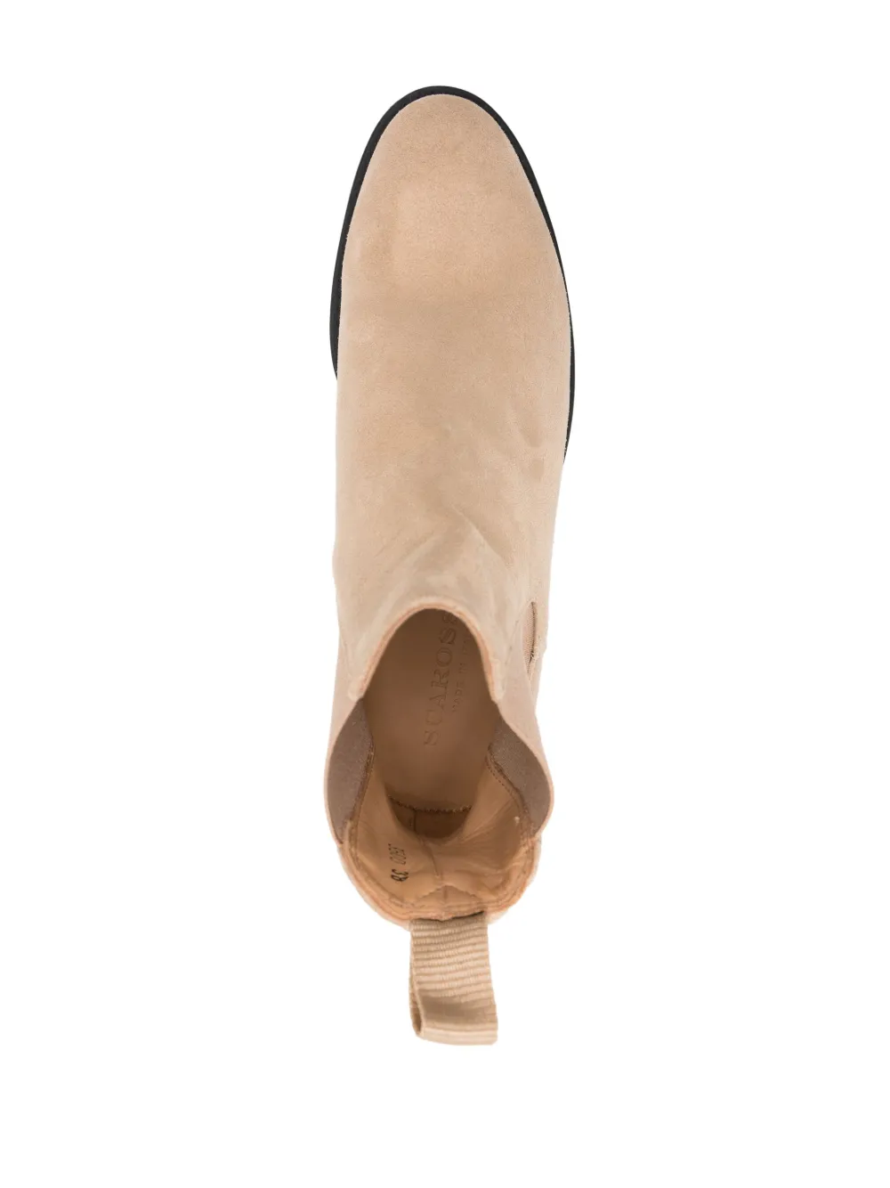 Scarosso Claudia Suede Chelsea Boots In Neutrals