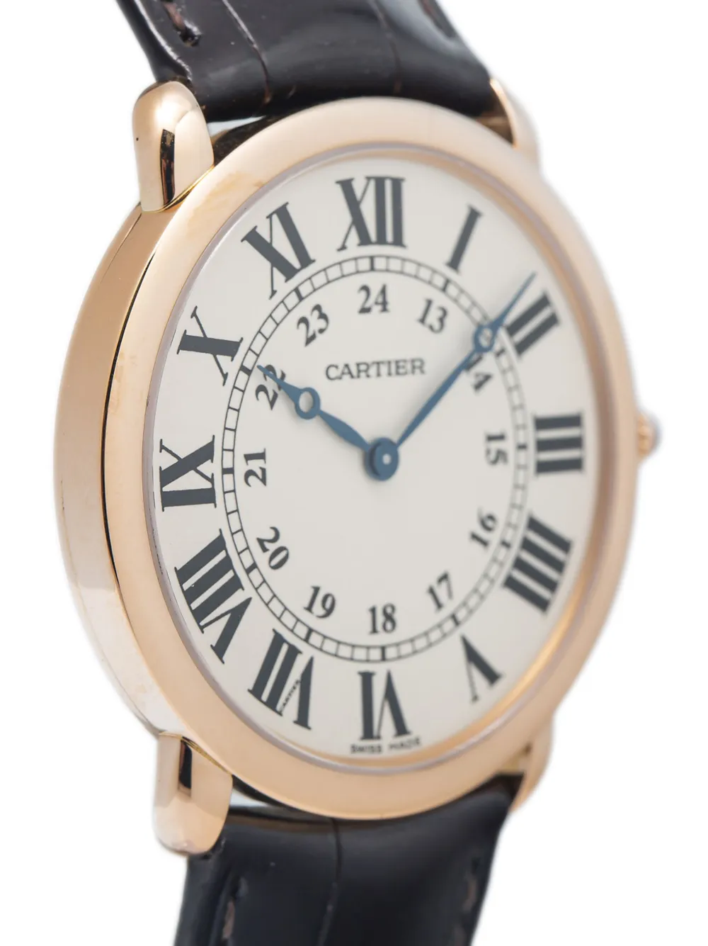 Pre-owned Cartier  Ronde Louis 36mm In Silver