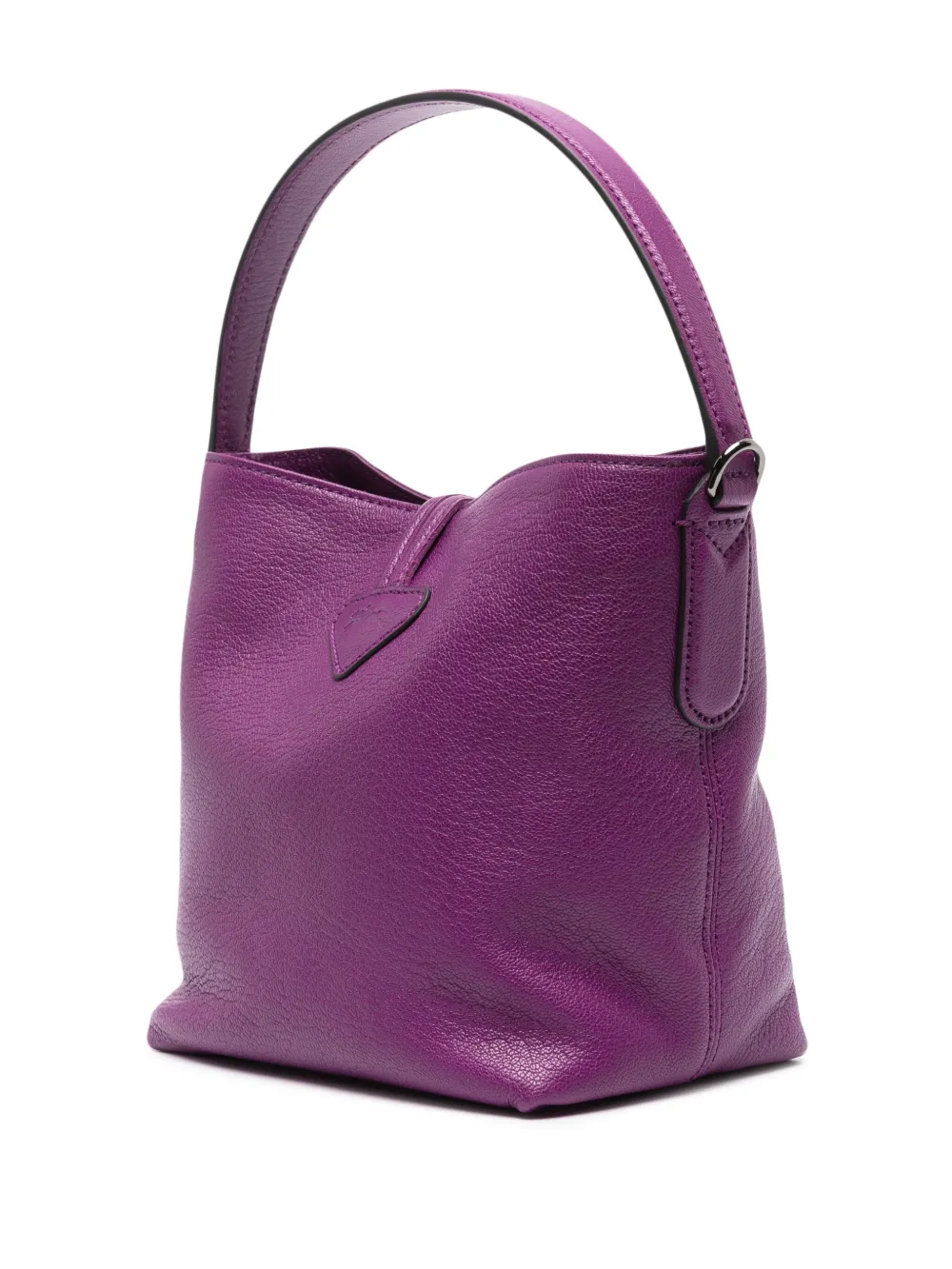 Longchamp Roseau Essential leren bucket-tas Paars