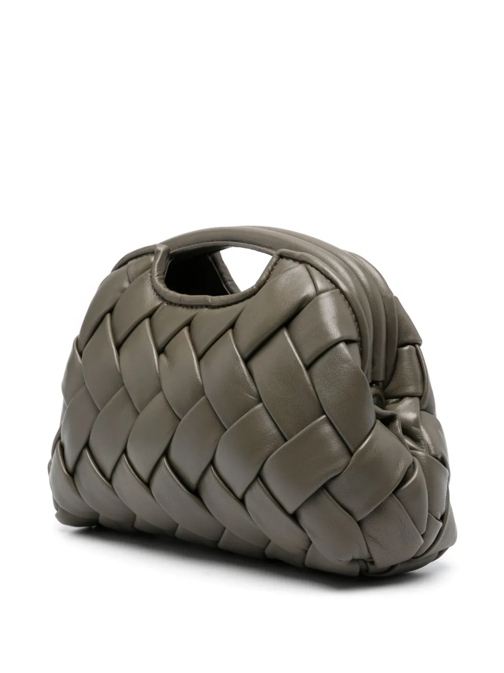 Officine Creative Helen clutch met stekker Groen