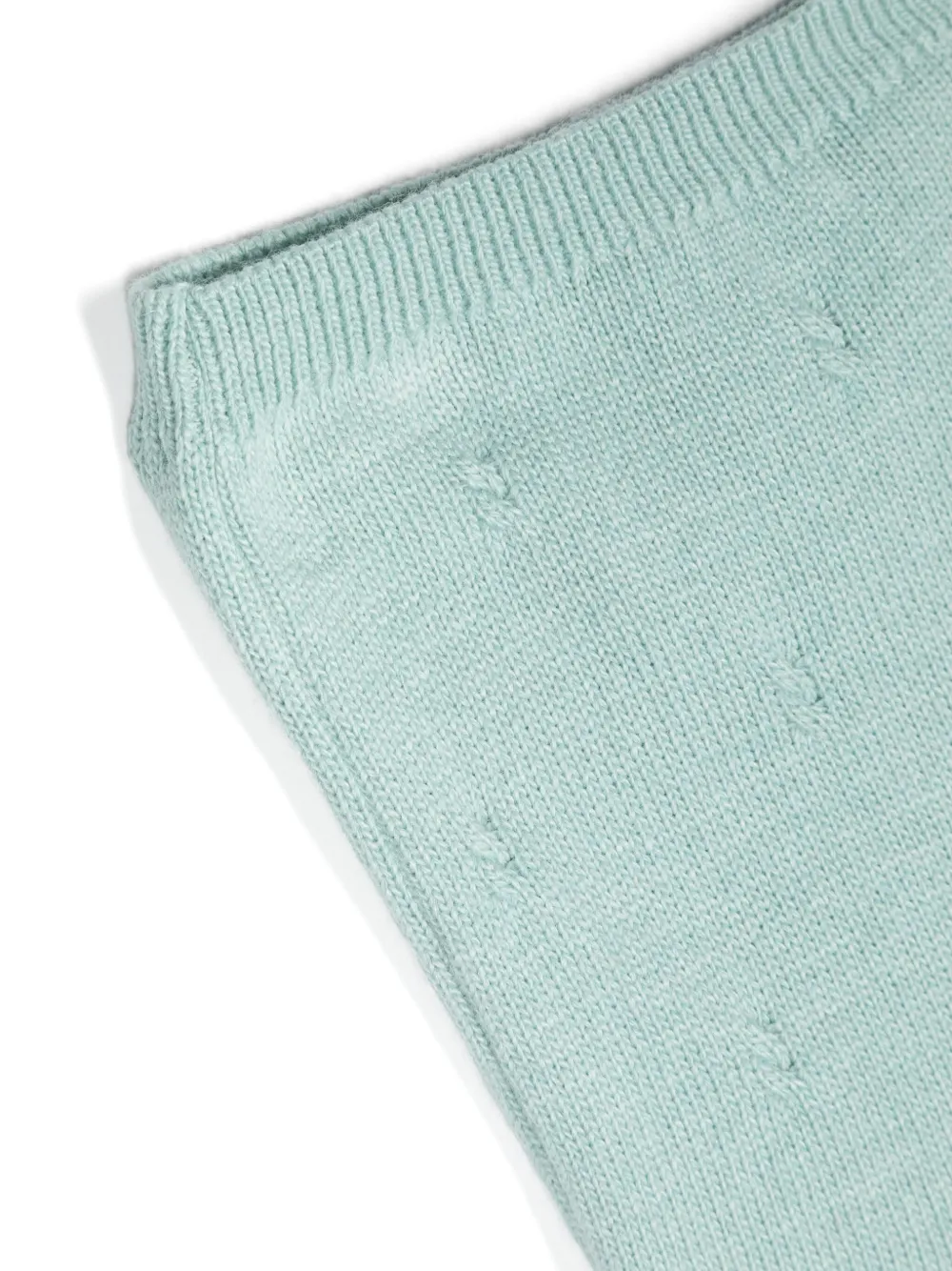 Patachou Kabelgebreide romper Groen