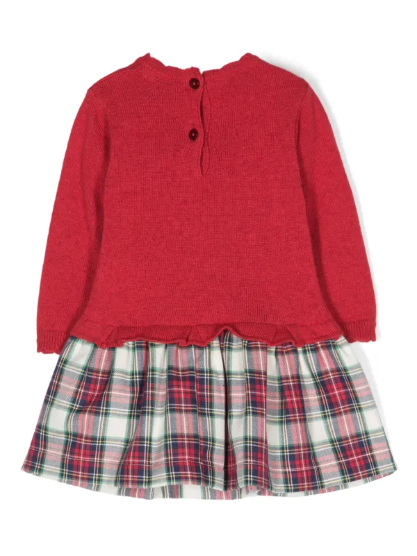 patachou red dress Patachou Girls Red Chiffon Dress