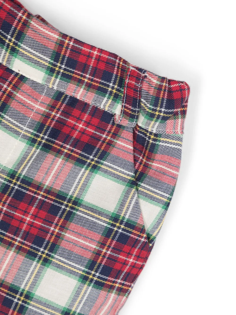 Patachou Broek met tartan ruit Rood