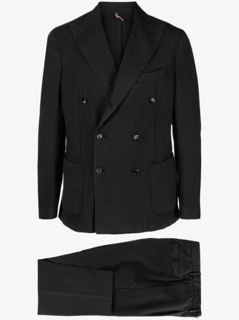 Dell'oglio double-breasted wool suit