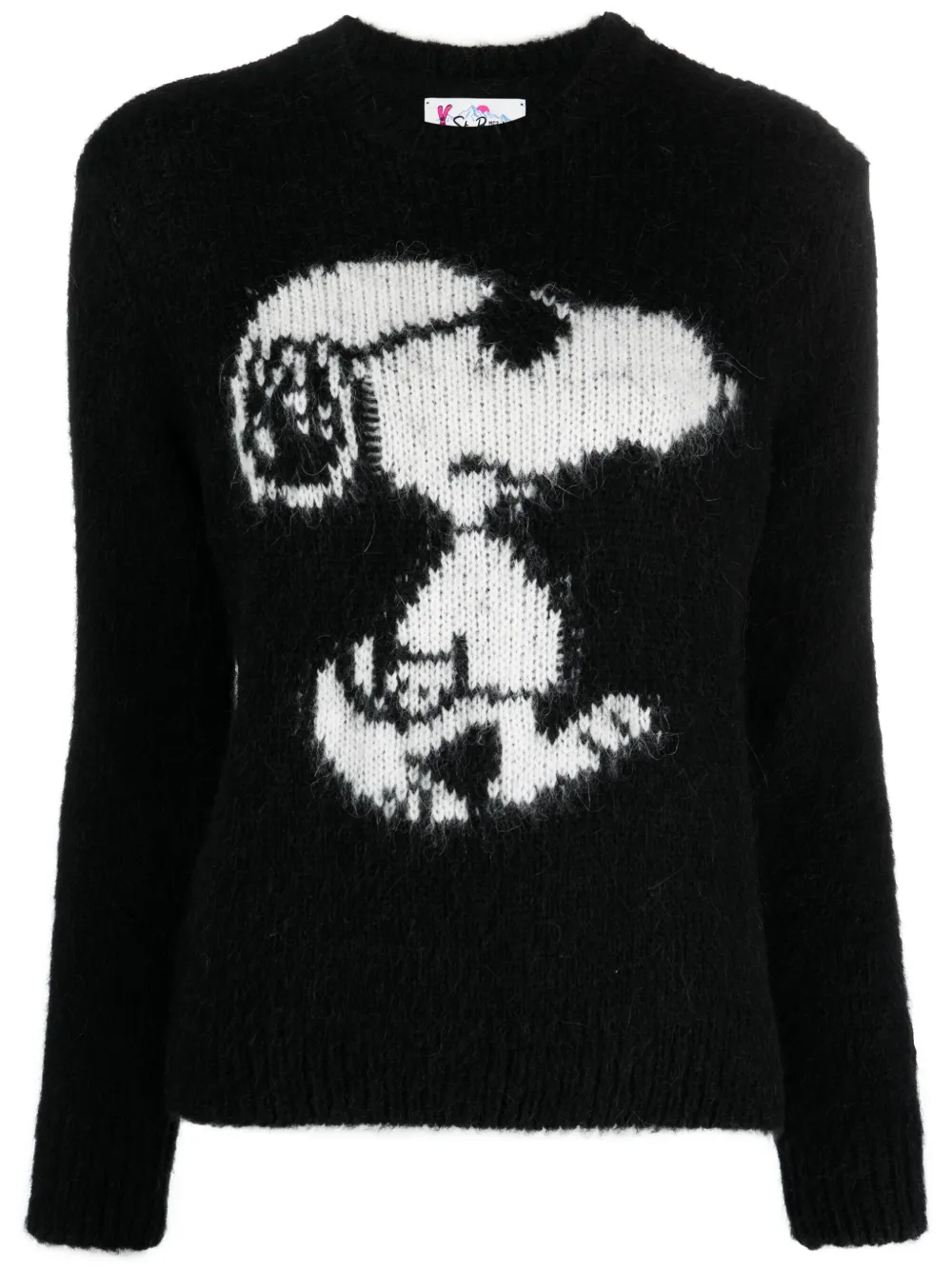 MC2 Saint Barth Intarsia trui Zwart