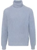 Dell'oglio roll-neck cashmere jumper - Blue