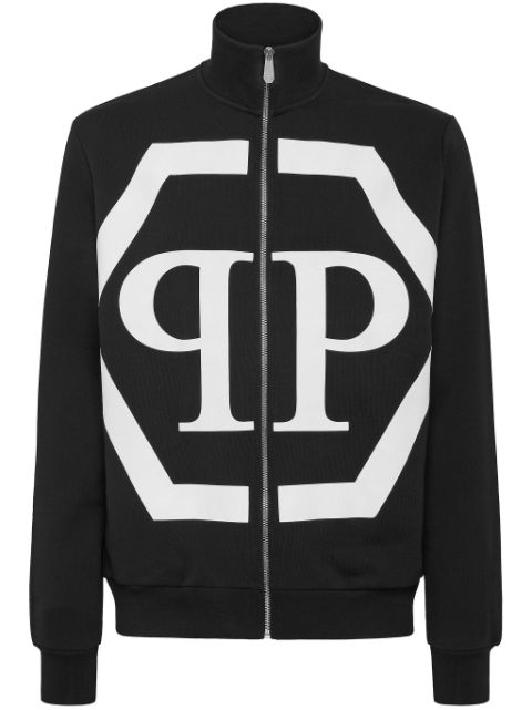 Philipp Plein Hexagon logo-print sweatshirt Men