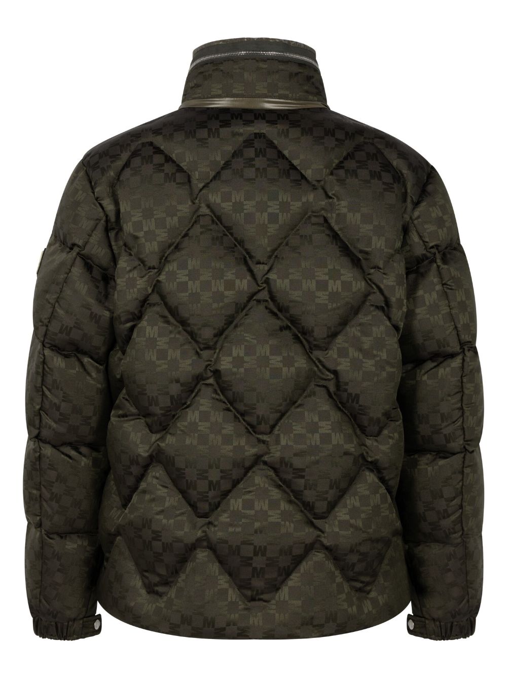 Moncler Nijima logo-print quilted jacket - Groen