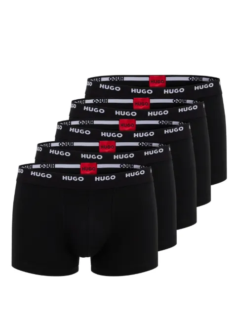 HUGO Kit 2 cuecas boxer com logo no cós