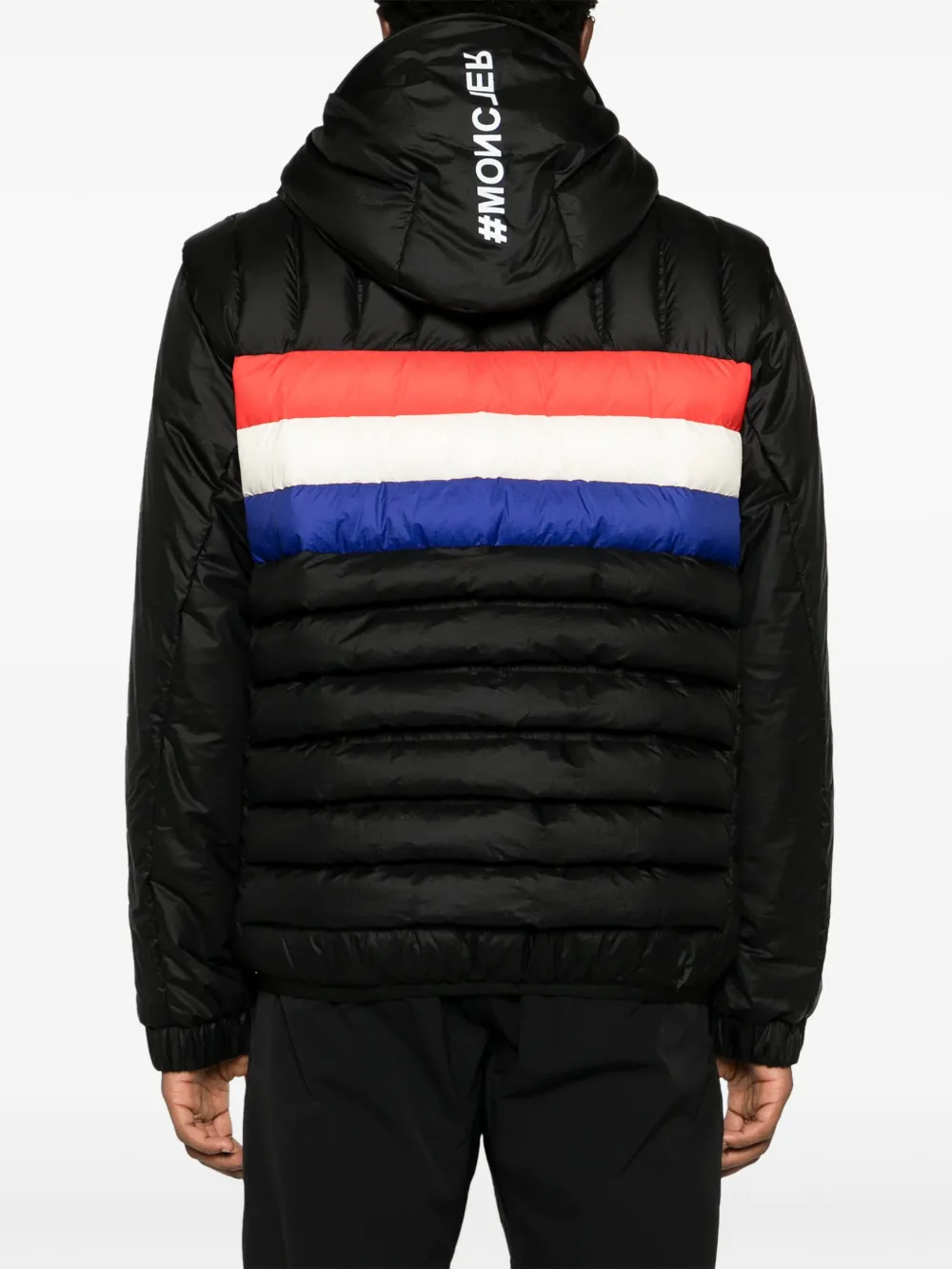 Moncler Monthey Zip-up Padded Jacket In Black
