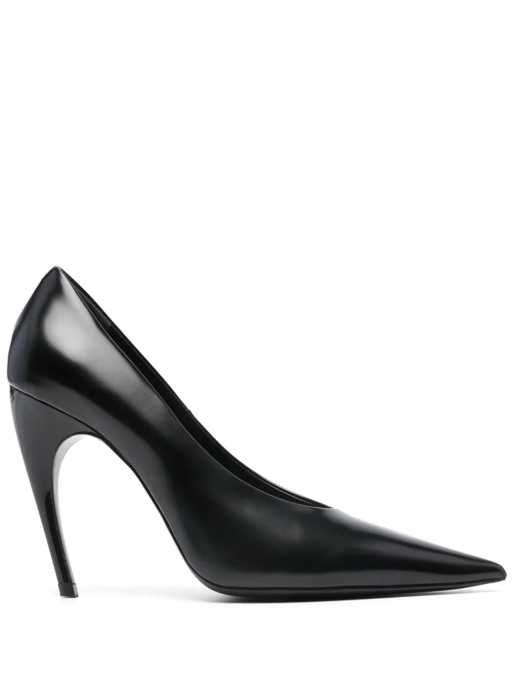 Nensi Dojaka 110mm Pointed-toe Leather Pumps In Black