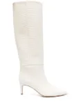 Paris Texas 65mm lizard-embossed boots - Neutrals