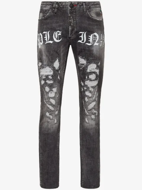 Philipp Plein denim trousers super straight cut TM