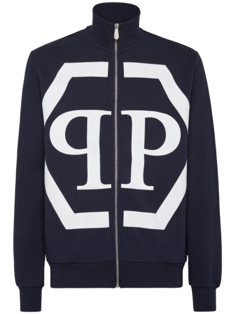 Philipp Plein Hexagon logo-print sweatshirt Men