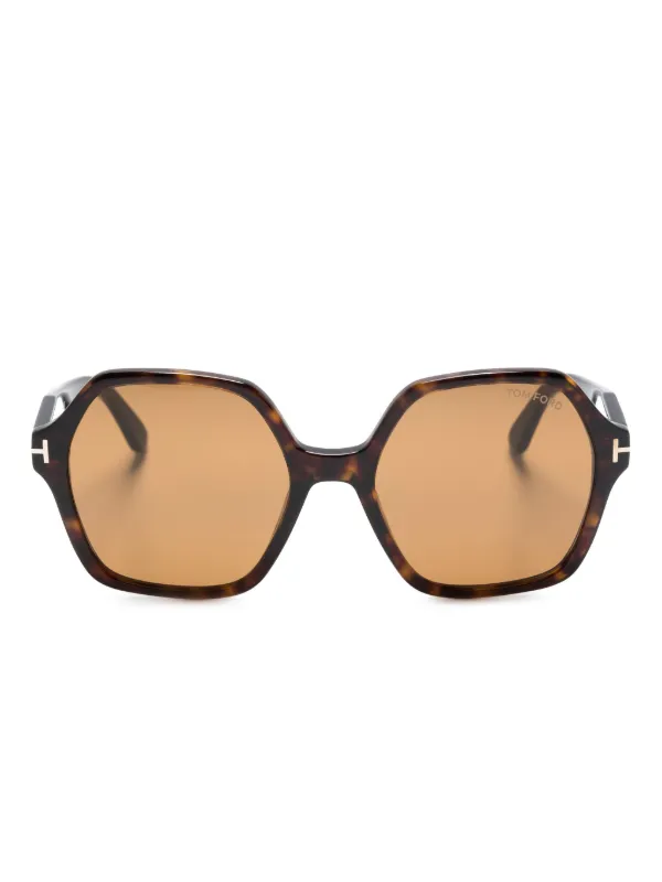 TOM FORD Eyewear Romy オーバーサイズ サングラス | ブラウン
