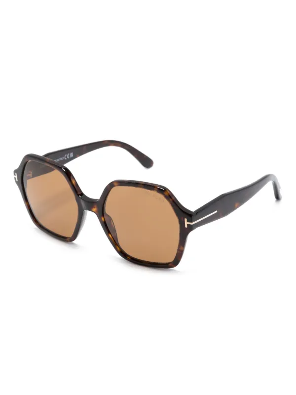 TOM FORD Eyewear Romy オーバーサイズ サングラス | ブラウン
