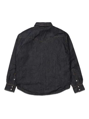 PURPLE STAIN 刺繍デニムジャケット Purple Brand メンズ デニムジャケット通販 - FARFETCH