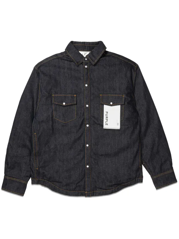 Purple Brand ロゴ デニムジャケット | ブルー | FARFETCH JP