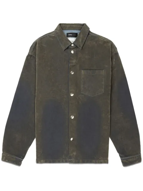 Purple Brand faded denim shirt