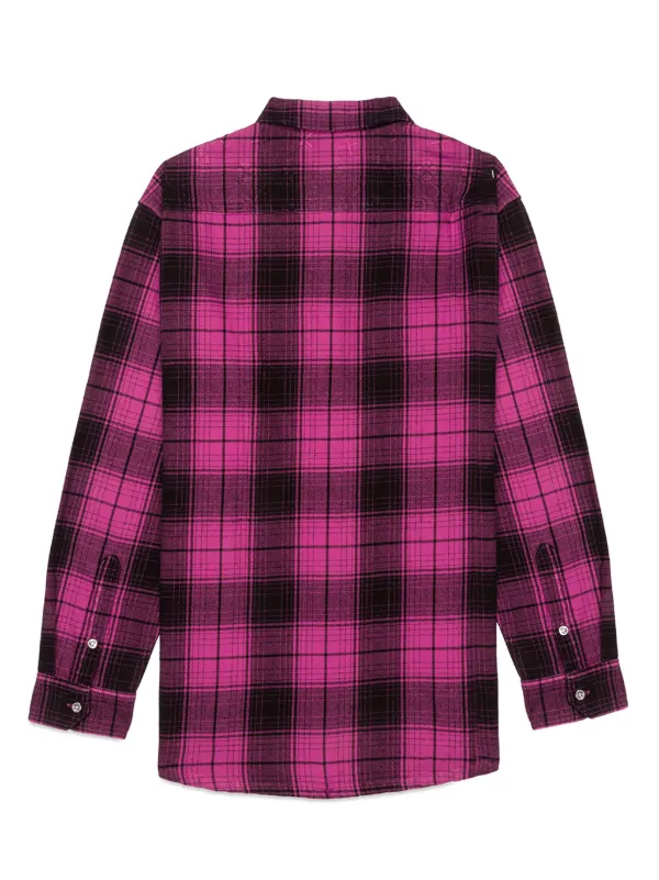 Purple Brand チェック シャツ | ピンク | FARFETCH JP