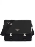 Prada Re-Nylon triangle-logo crossbody bag - Black