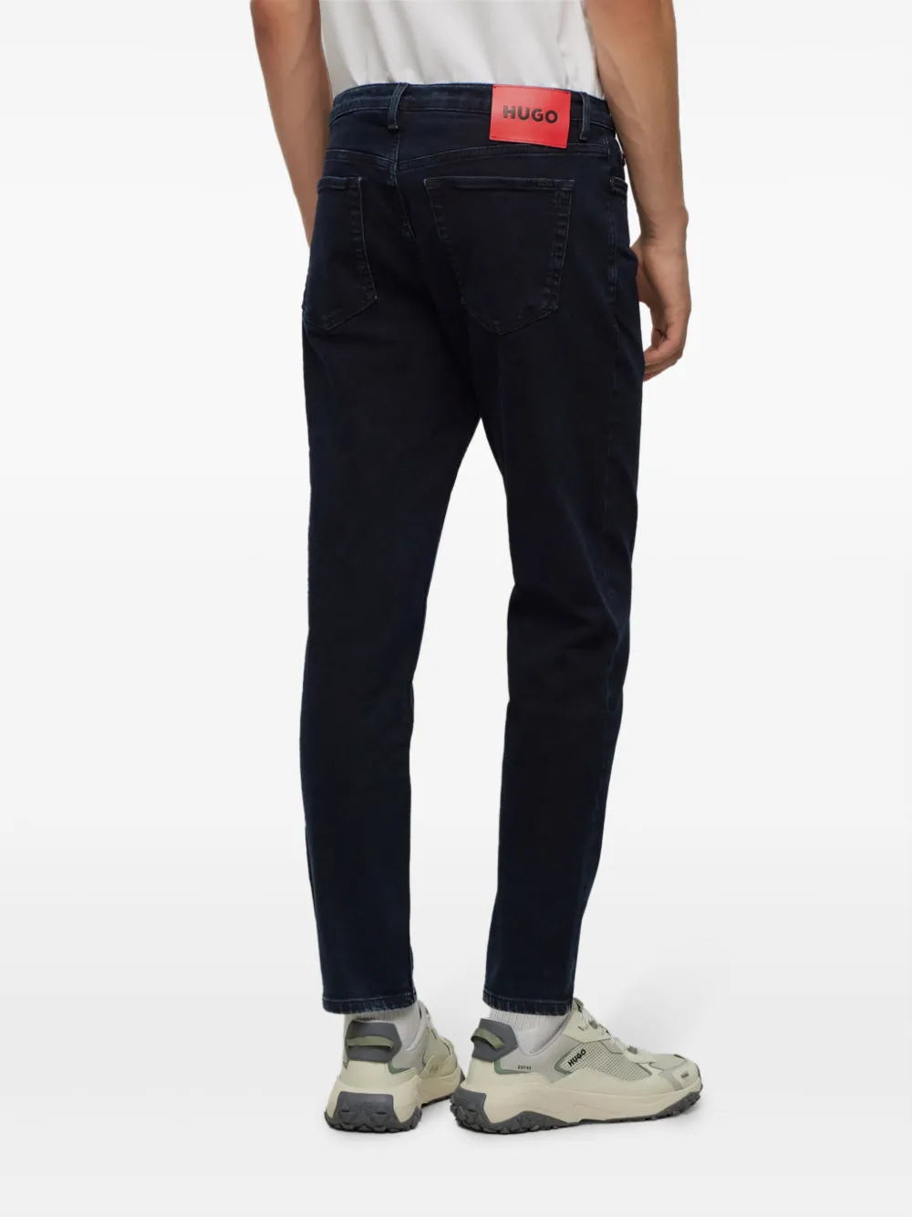 HUGO Slim-fit jeans Blauw