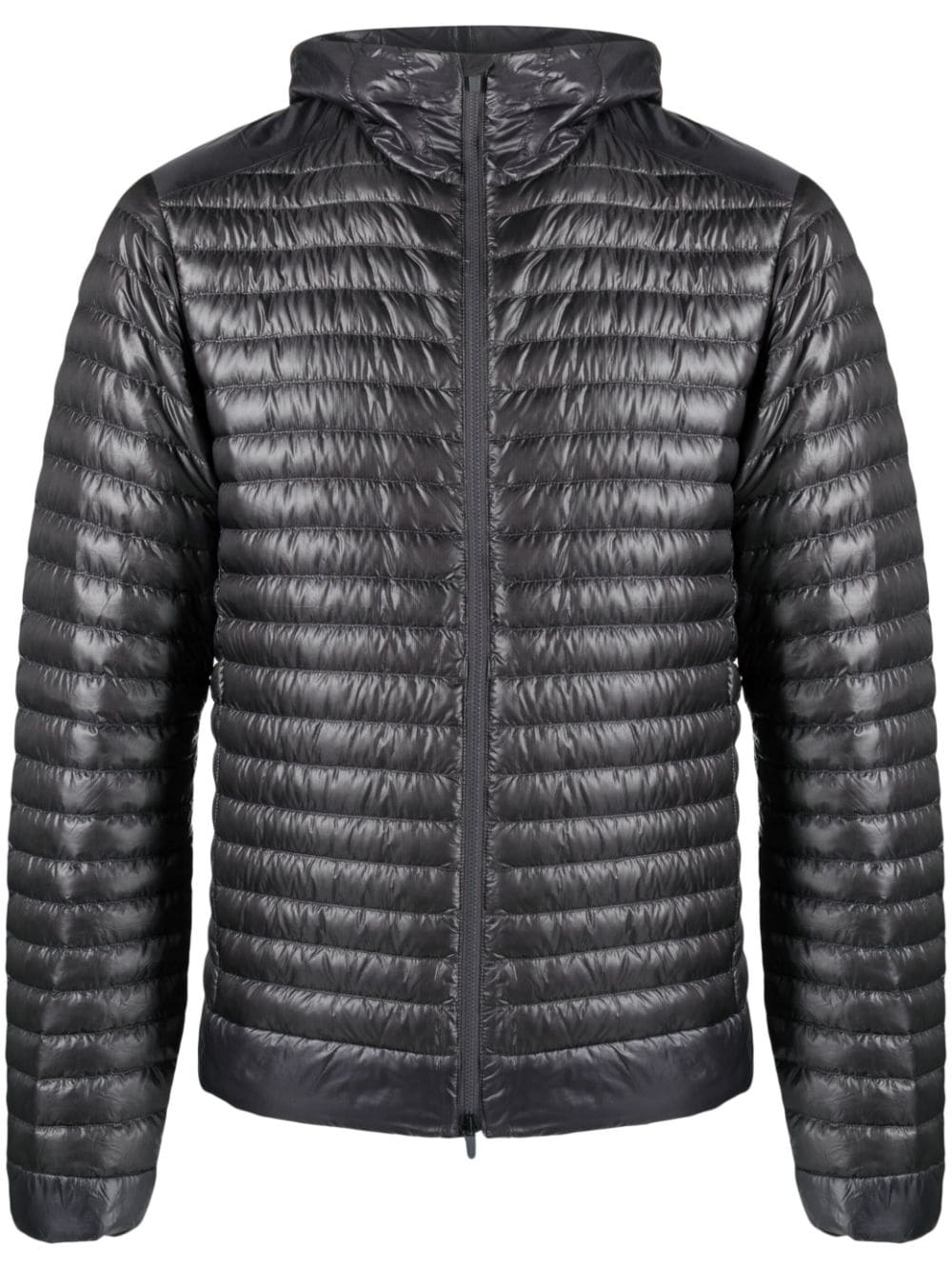 Explore quilted hooded down jacket