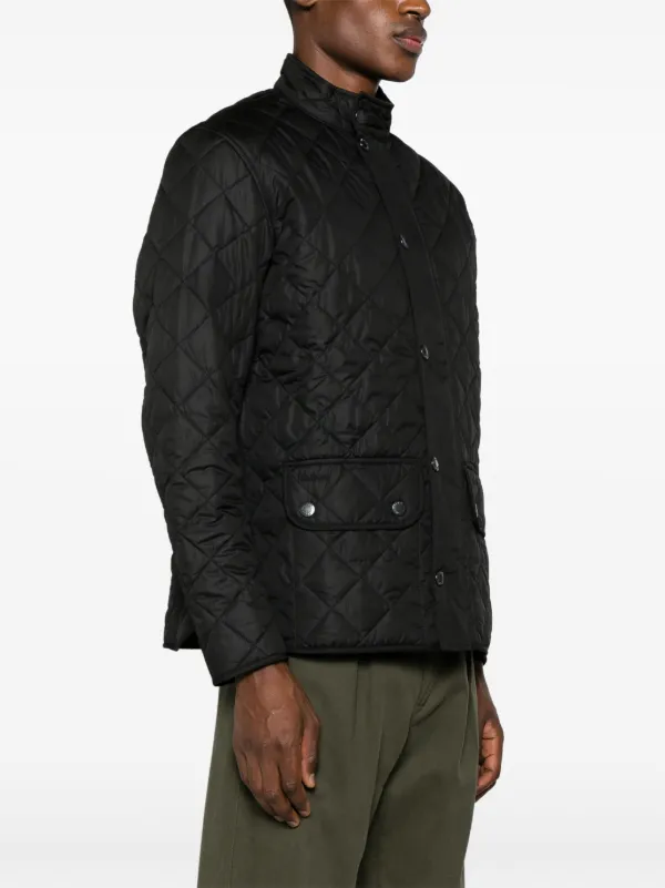 Barbour Lowerdale Quilted Padded Jacket | Black | FARFETCH